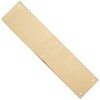 Del Pp3515u3 Us3 Push Plate 3.5 X 15 In Brass