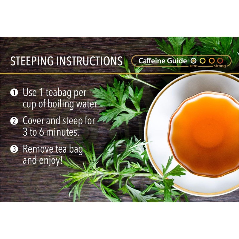 Buddha Teas - Organic Wormwood Tea - Herbal Tea -