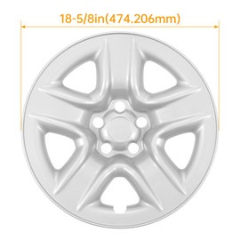 KUAFU Silver 17 inch Wheel Skins Hubcaps Compatible with 2006-2012 Toyota RAV4 Impact Resistant Replacement ABS Wheel Rim Covers Set of 4