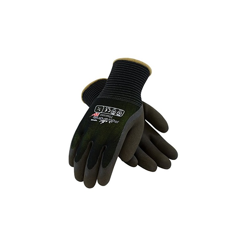 PowerGrab Thermo 41-1430/L Seamless Knit Nylon Glove with Hi-Vis Acrylic