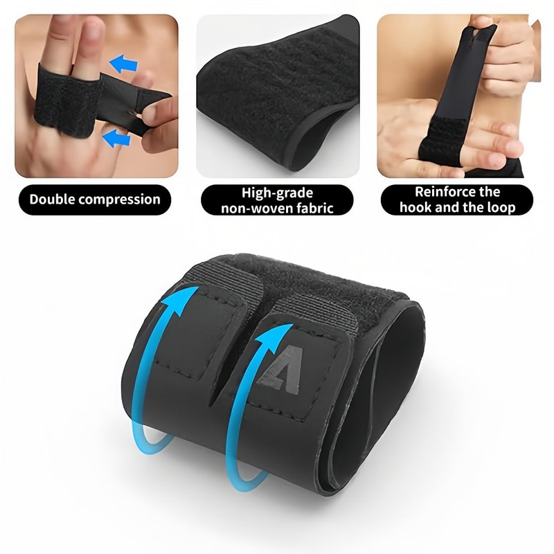 JEYORZY 2 x Finger Bandage, Finger Splint, Soft & Comfortable