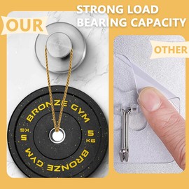 JIANGBINGREN 2 Pcs Suction Hooks for Bathroom, Stainless Steel Vacuum Suction Cup Hooks, No Drill Shower Hooks Suction