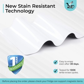 16x11 inch - Magnetic whiteboard for The Fridge - Magnetic Dry Erase Board - Fridge whiteboard - Refrigerator whiteboard - White Board for Fridge - Dry Erase Board Magnetic - Magnetic White Board