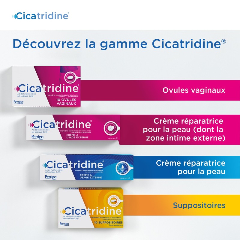 Cicatridine Vaginal Ovules