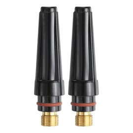 sourcing map 2pcs TIG Back Cap 57Y03 Fit Welding Torch WP-17, WP-18, WP-26 Long Back Cap for TIG Torch Part Accessory Replacement Part