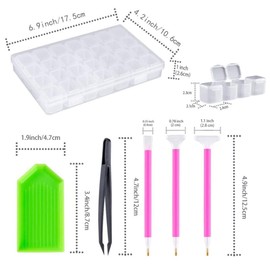 DAIRF 5D Diamond Painting Accessories DIY Diamond Painting Tool Set Diamond Painting Tools Kits Diamond Pens Accessories for Adults and Children Art DIY Crafts