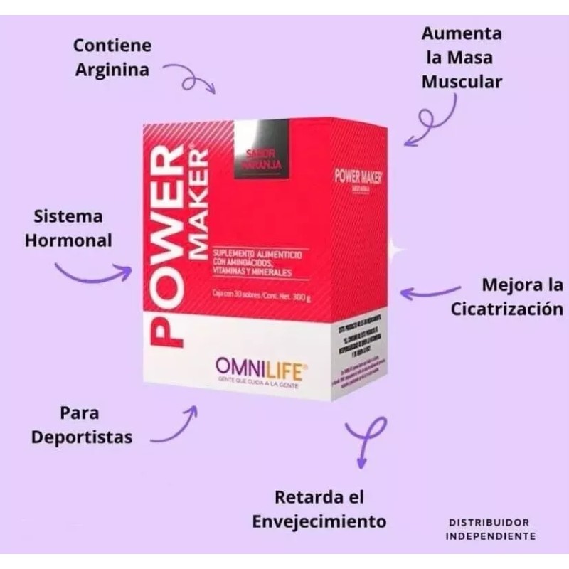 natural power gain ,w/30 sobres power,potencia