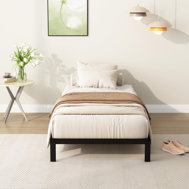 DiaOutro 9 Inch Twin XL Bed Frames Heavy Duty Low