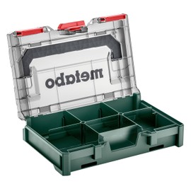 metabo metaBOX 63 XS Organiser, Stackable Small Parts Magazine Box, IP43