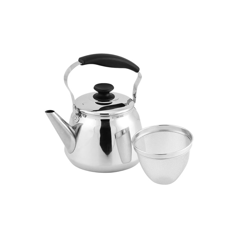 Pearl Metal Fretti III HB-5645 Wide Mouth Kettle, 0.4 gal
