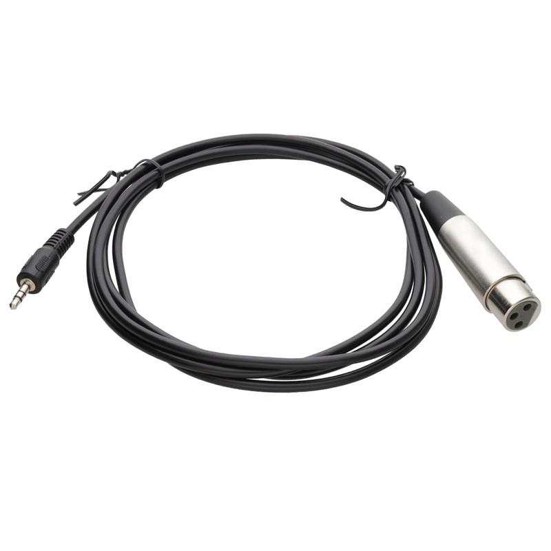 kenable 3.5mm Stereo Jack (PC/Laptop) to XLR Female (Mixer/Speaker) Cable