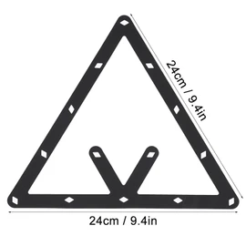 6Pcs Billiard Rack Sheet, Triangle Ball Holder Positioning 24x24cm/9.4x9.4in Space Saving Magic Snooker Flat Template for Pool Cue Accessory