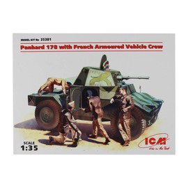 アイシーエム(ICM) 1/35 フランス パナール AMD-35 (178) 装甲車w/装甲車兵 プラモデル 35381