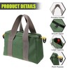 12 Inch Canvas Tool Bag Wide Mouth Tool Bag Heavy