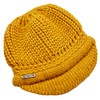 MELEGARI Knitted Hat with Visor Brenta Peak Hat Alpaca Wool