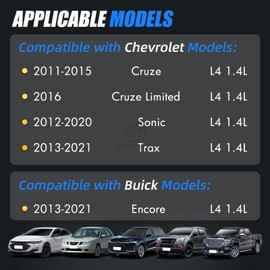 Sorghum Fuel Injectors Compatible with Chevy Sonic Cruze Replace# 0280158205 Set of 4