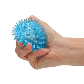 Spiky Ball, Soft Transparent Massage Ball Handheld Massage Roller Ball for Hand Wrist, Foot, Back, Muscles7CM (7CM)
