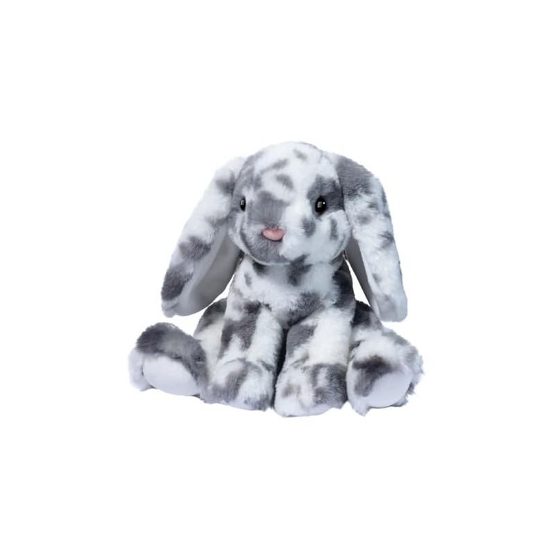 Bouncie Spotted Gray Rabbit Plush Stuffed Animal Toy