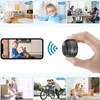 Amhillras Mini WiFi Security Camera, 1080P, 90° Wide Angle, Night