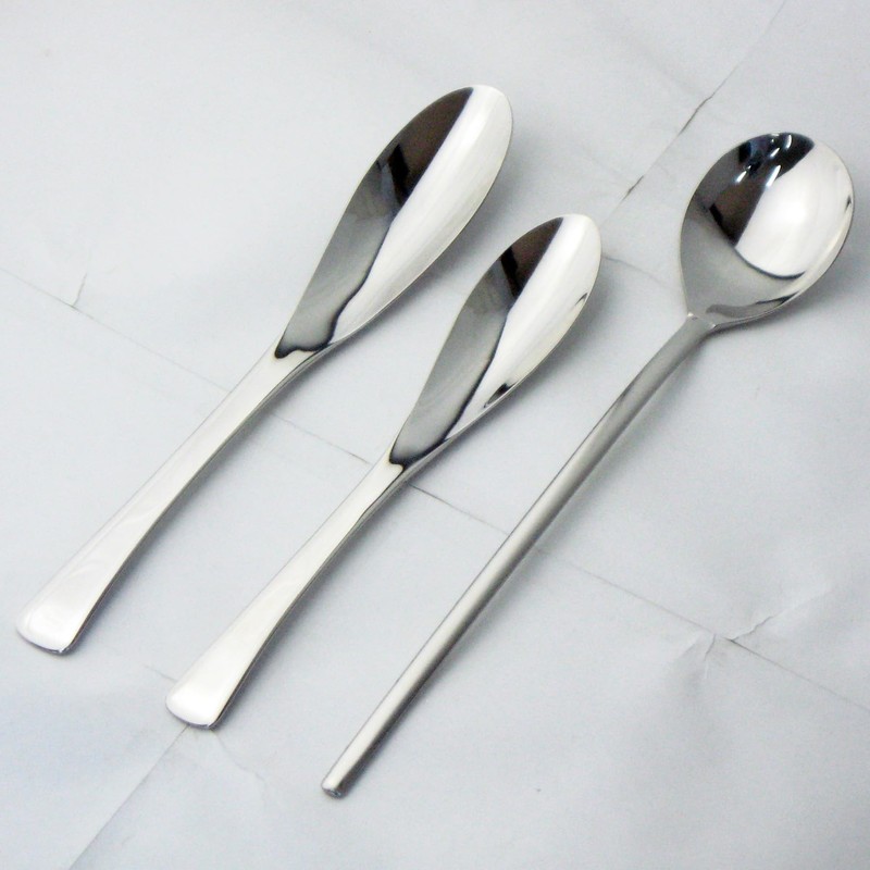 Tsubame Bussan 01406508 Smart Spoon, 18-8 Stainless Steel, L