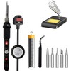 Soldering Iron Kit Electric with Switch 60W Adjustable Temperature200℃ -