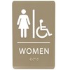 ADA CENTRAL SIGNS - 6"X9" Womens Accessible Restroom Sign -