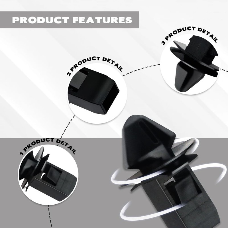 CHRYMUM 8PCS Grille Moulding Clips Replace 68213168AA Compatible with Ram