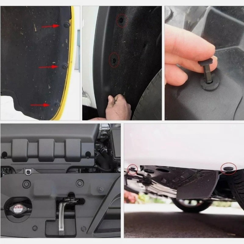 Unbranded 725Pcs Car Retainer Clips Auto Trim Removal Tool Bumper