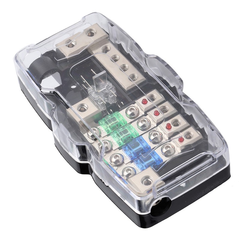 Fuse Box Car Audio Stereo MultiFunctional 4 Way Distribution Holder