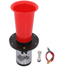 STAYTOP OOOGAH Sound Car horn Ahooga Vintage Classic Old Style Horn OOGA Air Horn 110dB for 12V Vehicles Lorrys Trains Boats Vans Trucks Cars Motorcycle Red