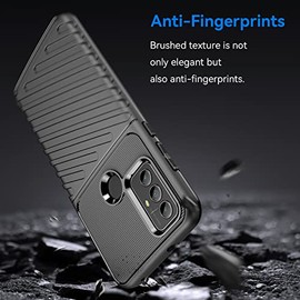 Funda para Moto G Power 2022 y Moto G Play 2023 y G Pure Case Uso Rudo,Suave Antiarañazos,Protector Carcasa TPU（(Negro)