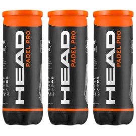 Head Padel Pro WPT Pack of 3 Cans of Padel Balls