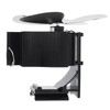 Wall Mounted Fireplace Fan 4 Blade Heat Powered Wood Stove