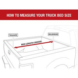 Soft Roll Up Truck Bed Tonneau Cover for 1982-2013 Ford Ranger; 1994-2011 Mazda B-Series Pickup | Styleside 6' Bed