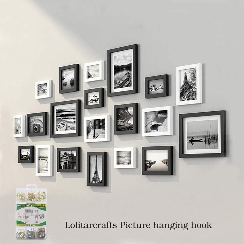 254pcs Picture Hooks Picture Hanging Kit Photo Assortment Hanging Hardware