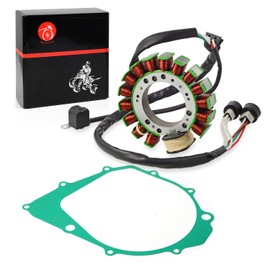Stator & Gasket for Yamaha Big Bear 350 4WD YFM350ER Moto-4 90-94 Warrior 350 90-95 3HN-85510-00-00
