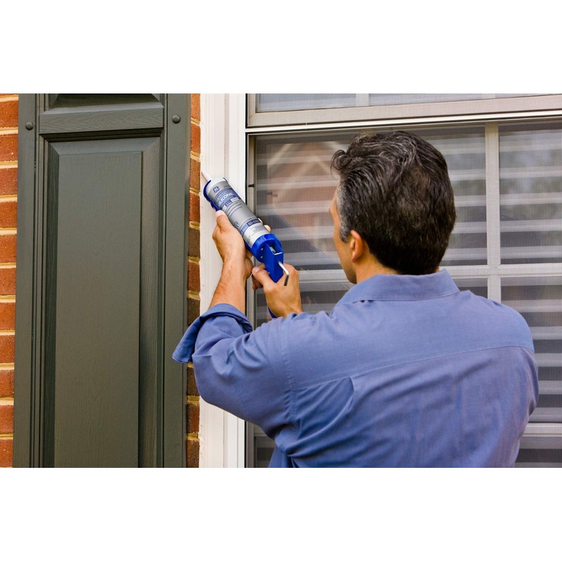 GE Sealants & Adhesives All Purpose Silicone 1 Sealant, 10.1oz,