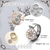 Tetragrammaton Pentagram Ring for Men Women Stainless Steel Sacred Geometry