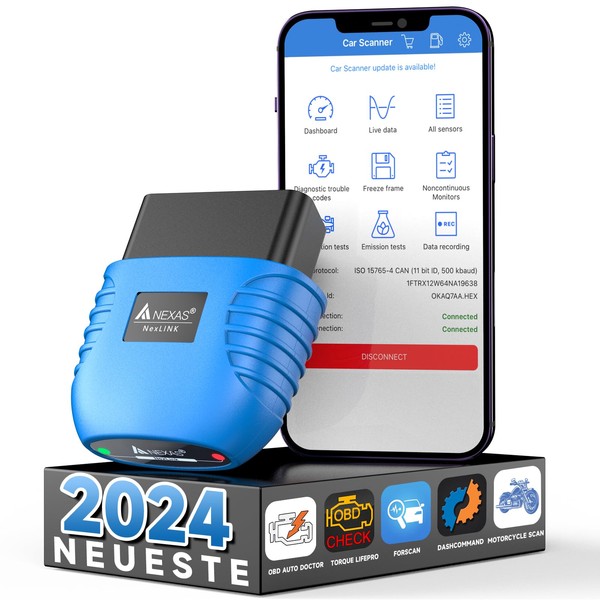 AUTOPHIX Nexlink OBD2 Bluetooth 5.0 Diagnosegerät Auto für Autos und