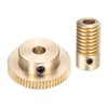 QUARKZMAN Worm Gear Set - 0.5 Module 60:1 Reduction Rate