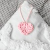 Creative Deco 200 m Pastel Pink Macrame Yarn Cotton Polyester