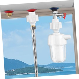 jojofuny Filter Strainer Water Purifier Plastic Heater Purifier Tap System Soup Bowl with Lid Filtro De Agua para Washing Small Tap Water Filtration System White Abs Water Heater Household, 4I04R52UZ9SRU8I15ID