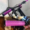 Teyssor Bike Grips, Mountain Bike Handlebar Grips with Aluminum Double