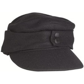 Mil-Tec Men's Wh Pz M43 Hat, Black, 58 (EU)