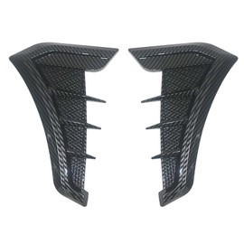 Saki & Masa Front Fender Dummy Duct Left and Right Carbon Pattern General Purpose Duct Soft Material Easy Custom