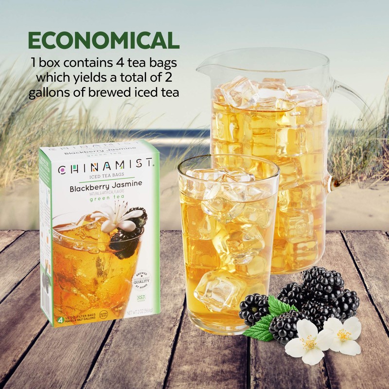 China Mist Iced Tea – Blackberry Jasmine Green Tea Infusion