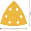 Bosch 6 x Expert C470 Sandpaper Set (for Paint on