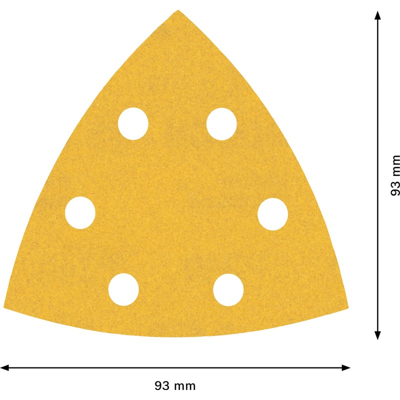 Bosch 6 x Expert C470 Sandpaper Set (for Paint on