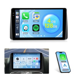 4+128G Radio for Dodge Grand Caravan 2011-2020/Chrysler Grand Voyager 2012-2016, 9" Touch Screen Bluetooth Radio with Wireless CarPlay/Android Auto, WiFi, Bluetooth 5.0, EQ, GPS Navigation, 1280 * 720