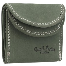 Gusti Mini Leather Wallet - Leif Purse Small Purse Party Festival Club Women Men Blue Leather